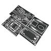 Xtra Speed Carbon Design Futaba 7PXR Radio Sticker Black