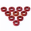 Samix Aluminum M3 3x1,5x6mm Washer RED 10 pcs 