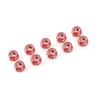 DADI AUTOBLOCCANTI ALLUMINIO - M4 RED (10PCS)